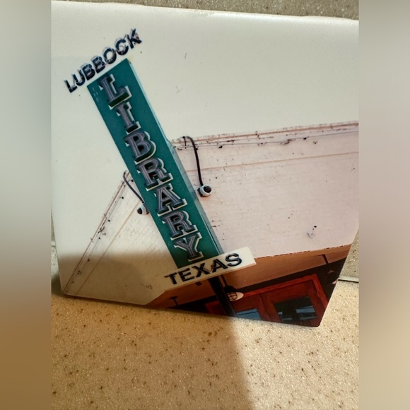 South Austin Gallery coaster Tiles-set of 4: Lubbock Texas themed - Picture 7 of 8